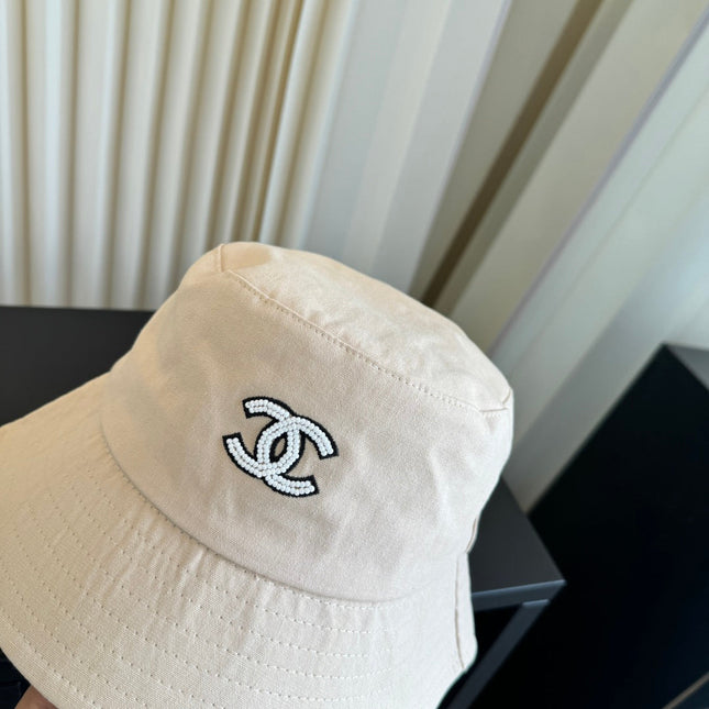 CHANEL 26S EMBROIDERED CC BUCKET HAT 337814