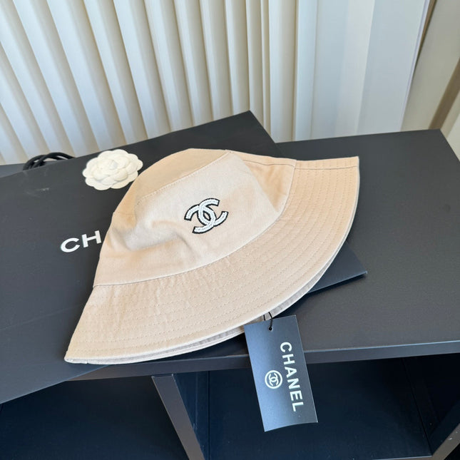 CHANEL 26S EMBROIDERED CC BUCKET HAT 337814