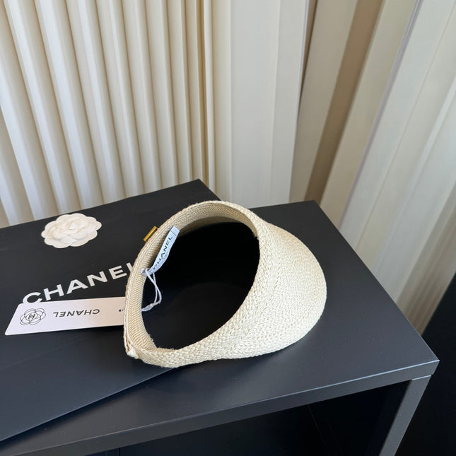 CHANEL 26S RAFFIA VISOR 337958