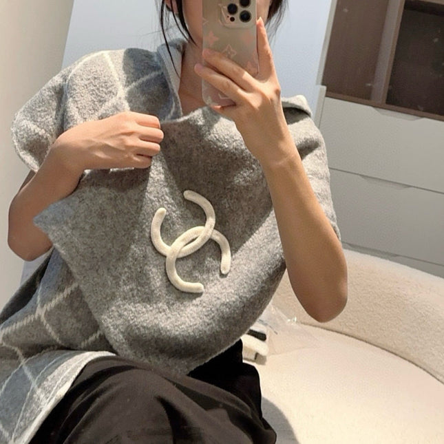 CHANEL 25S SCARF 180 IN CASHMERE 883364