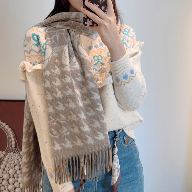 CHANEL 25S SCARF 180 CM IN CASHMERE 942936