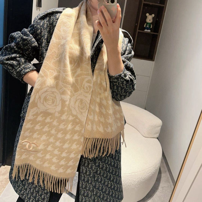 CHANEL 25S SCARF 180 CM IN CASHMERE 942938