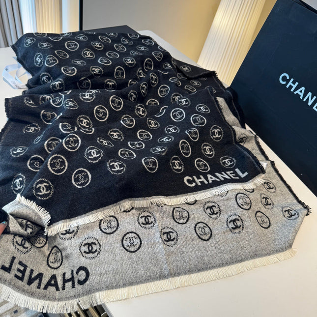 CHANEL 25S SCARF 200 CM IN CASHMERE 942945