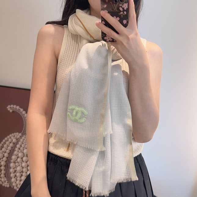 CHANEL 25S SCARF 200 CM IN CASHMERE 942961