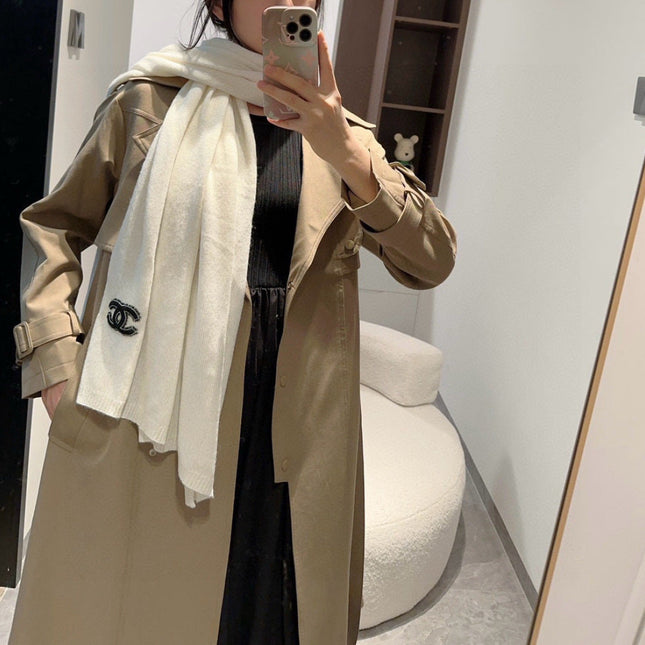 CHANEL 25S SCARF 200 IN WOOL 989889