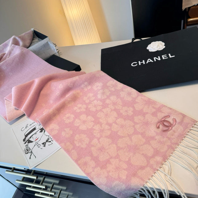 CHANEL 25S SCARF 180 IN CASHMERE 989901