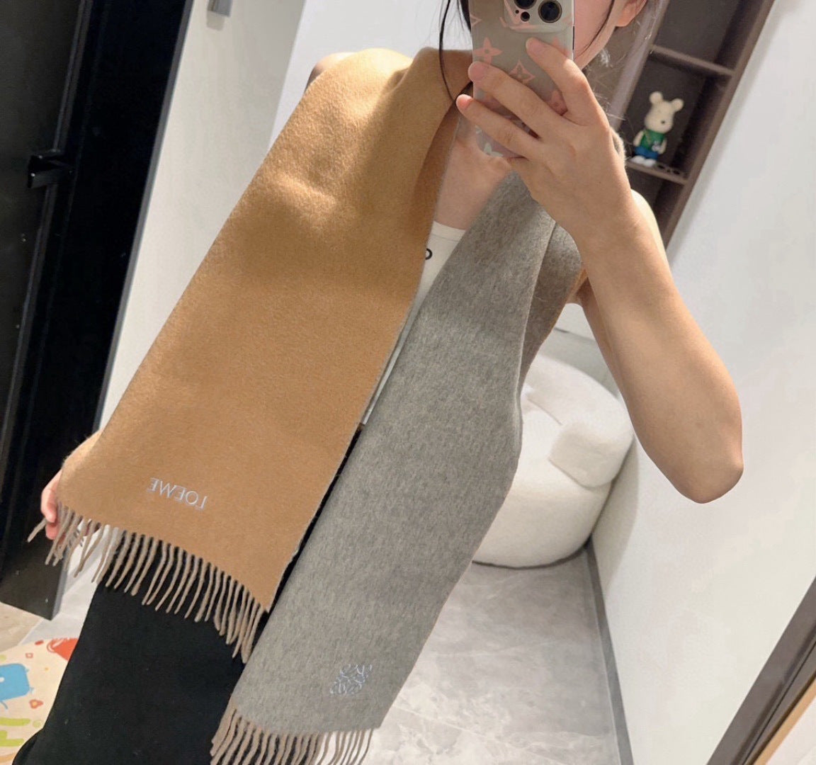 LOEWE 26S SCARF 180 IN CASHMERE 132591