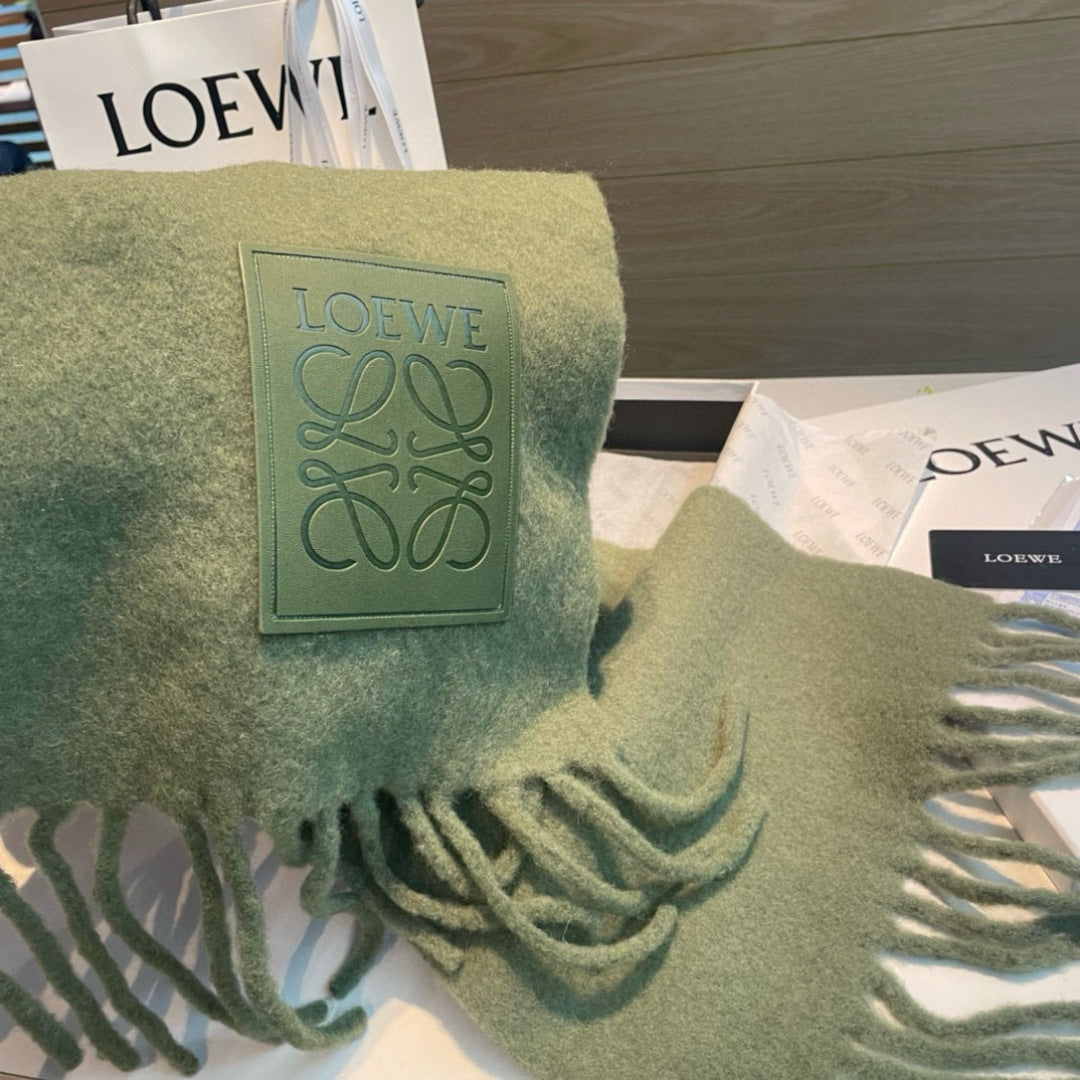 LOEWE 26S SCARF 200 IN WOOL MOHAIR 142601