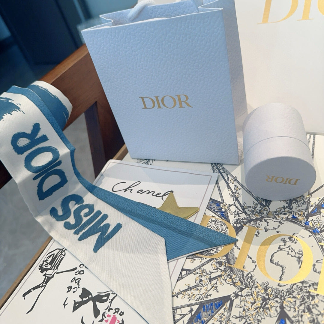 DIOR 26S SCARF 105CM IN SILK 158917