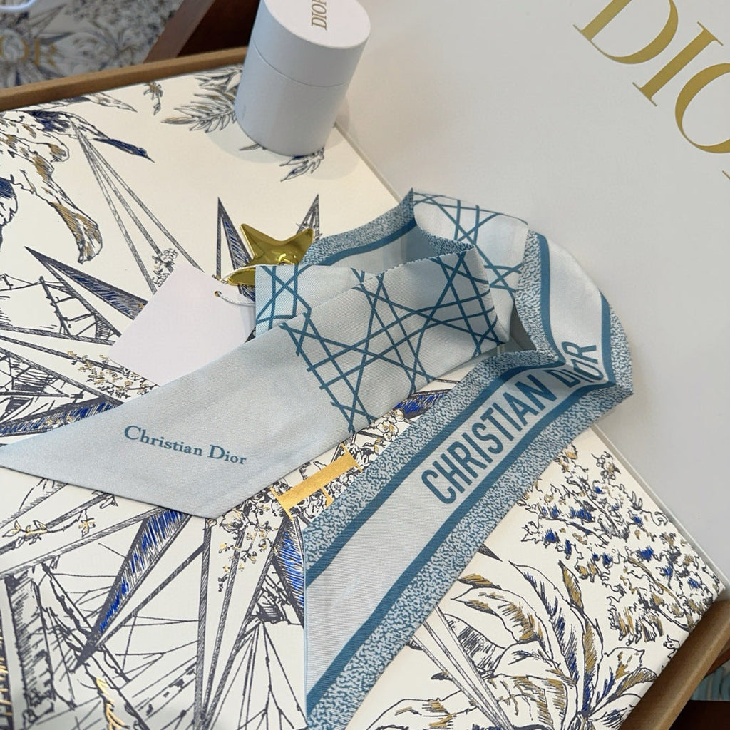 DIOR 26S SCARF 105CM IN SILK 207385