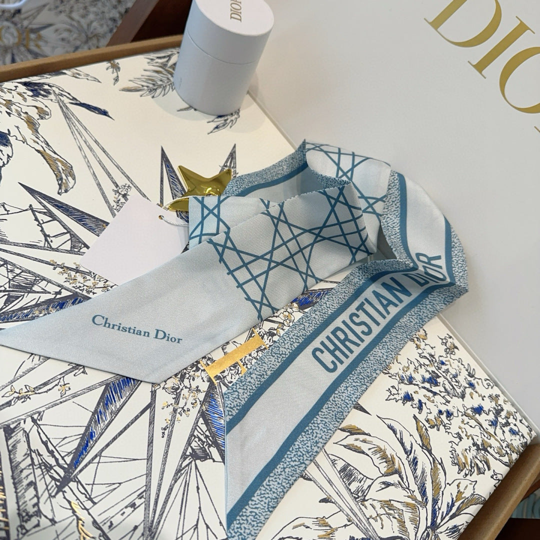 DIOR 26S SCARF 105CM IN SILK 207385
