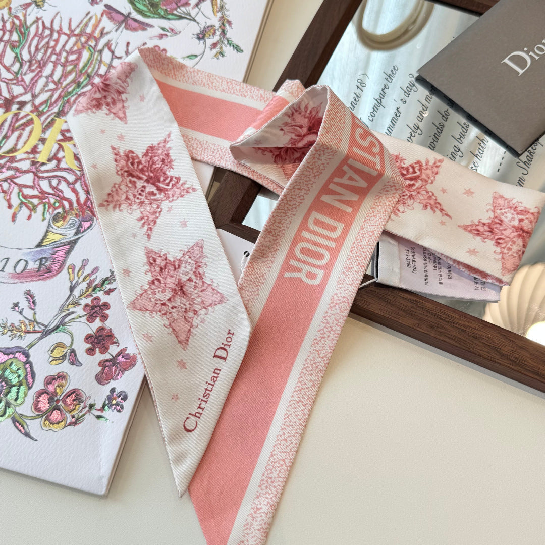 DIOR 26S SCARF 100CM IN SILK 272635