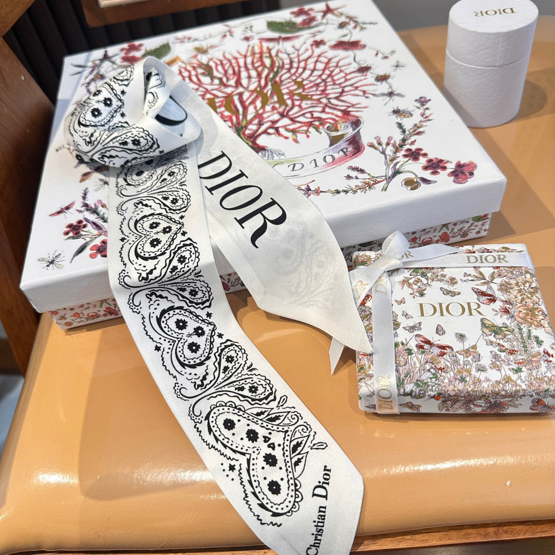 DIOR 26S SCARF 100CM IN SILK 302945