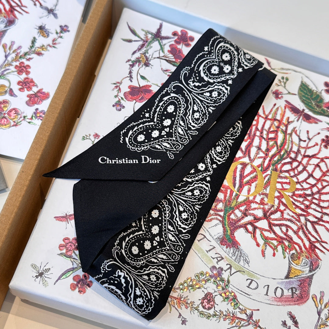 DIOR 26S SCARF 100CM IN SILK 302946
