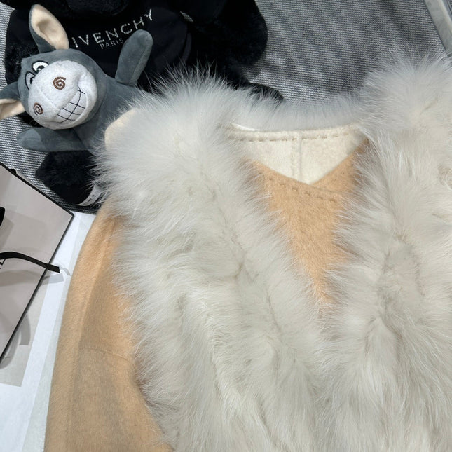 CHANEL 25S REVERSIBLE FOX FUR JACKET 591