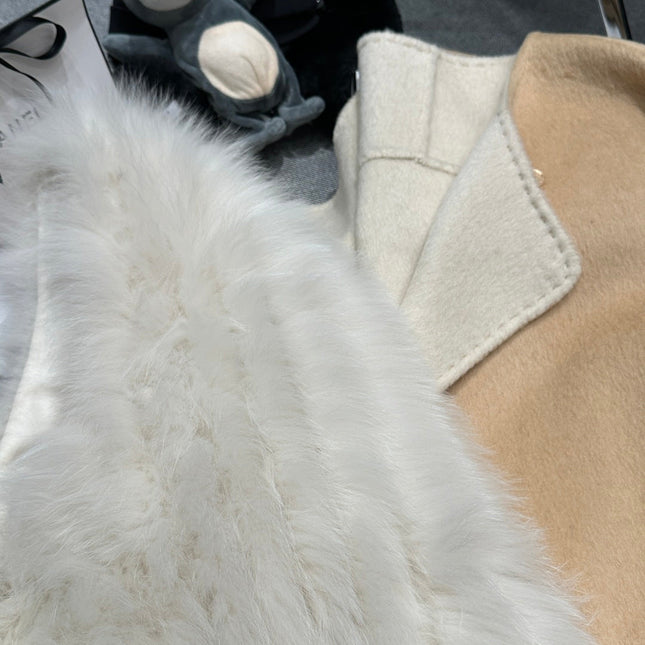 CHANEL 25S REVERSIBLE FOX FUR JACKET 591