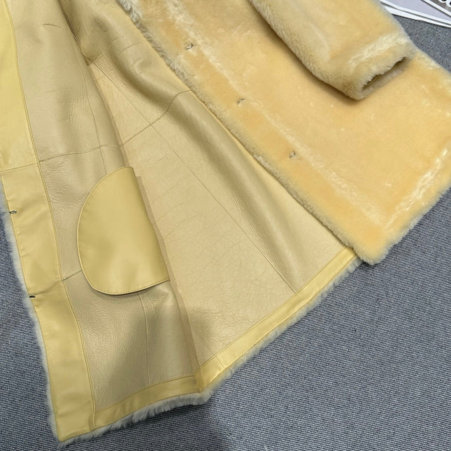 CHANEL 25S SHEEP FUR COAT 504