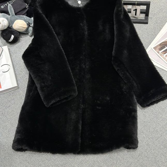 CHANEL 25S SHEEP FUR COAT 505