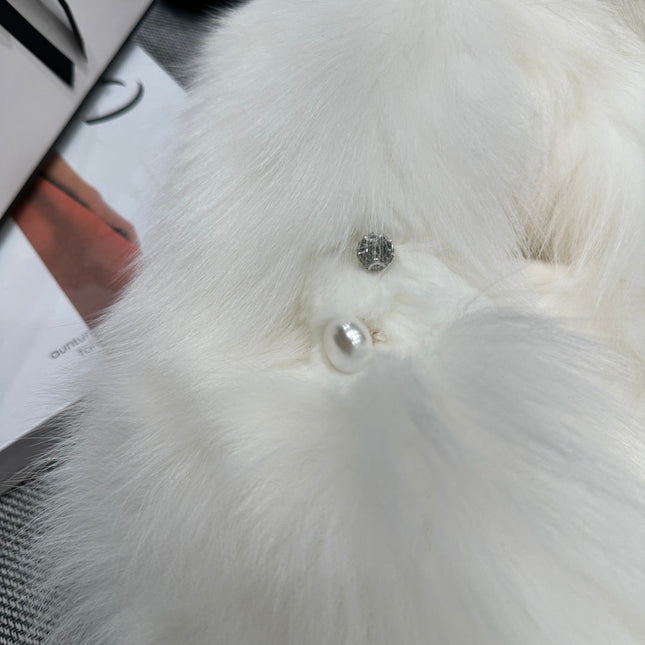 CHANEL 25S FOX FUR JACKET 593