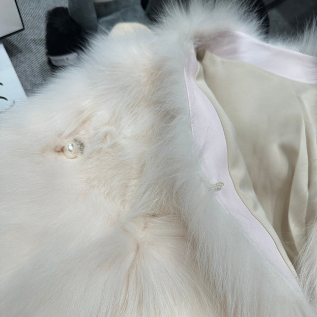 CHANEL 25S FOX FUR JACKET 594