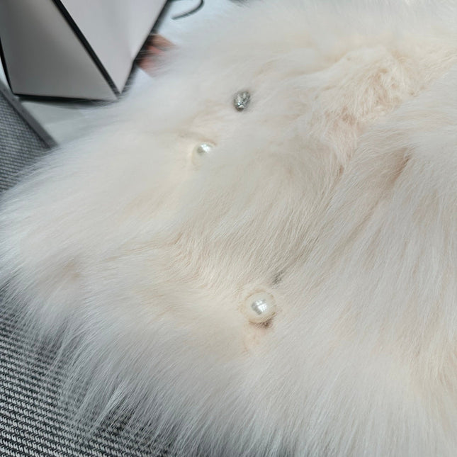 CHANEL 25S FOX FUR JACKET 594