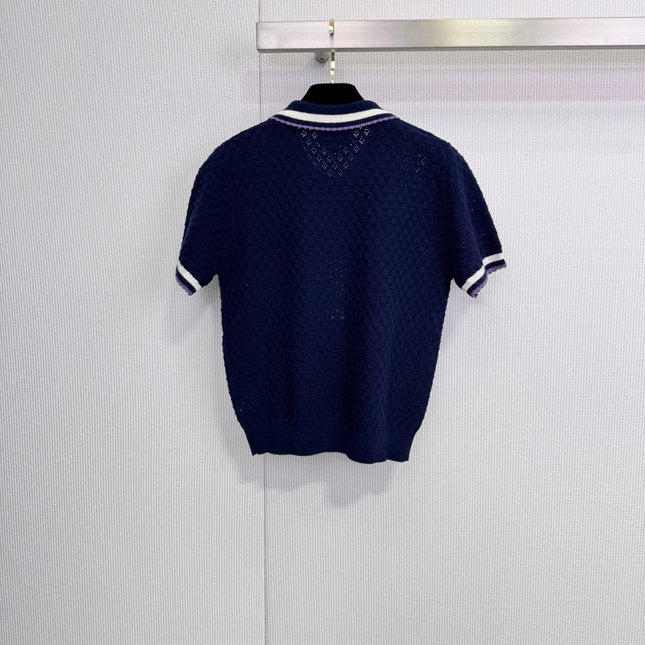 CHANEL 25S KNIT POLO SHIRT 581