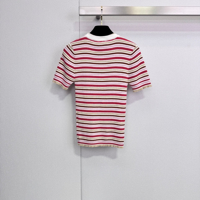 CHANEL 25S STRIPED T-SHIRT 586