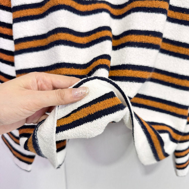 CHANEL 25S KNIT STRIPED POLO 587
