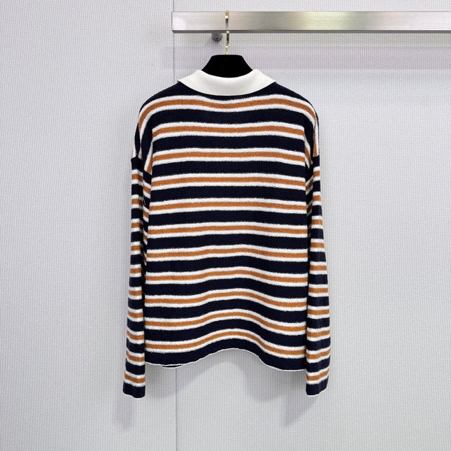 CHANEL 25S KNIT STRIPED POLO 588