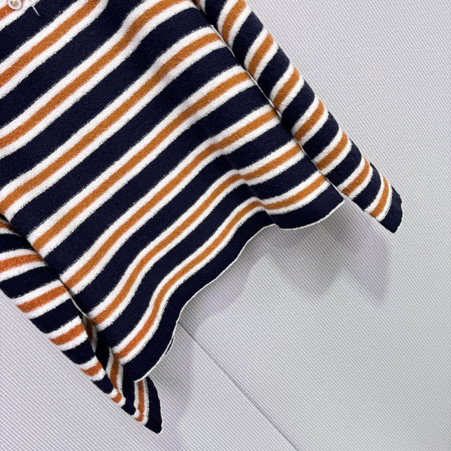CHANEL 25S KNIT STRIPED POLO 588