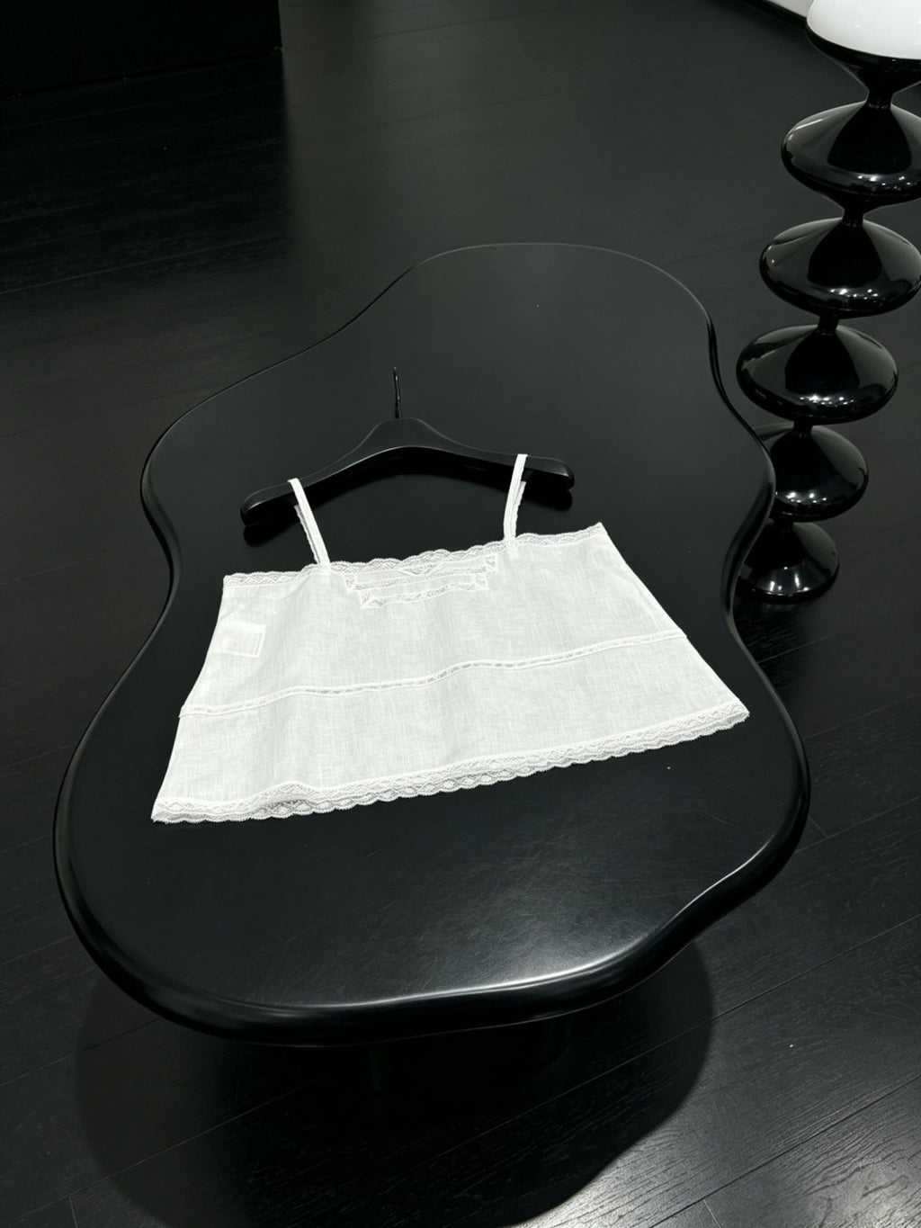PRADA 26S LACE TRIM CAMISOLE 1044