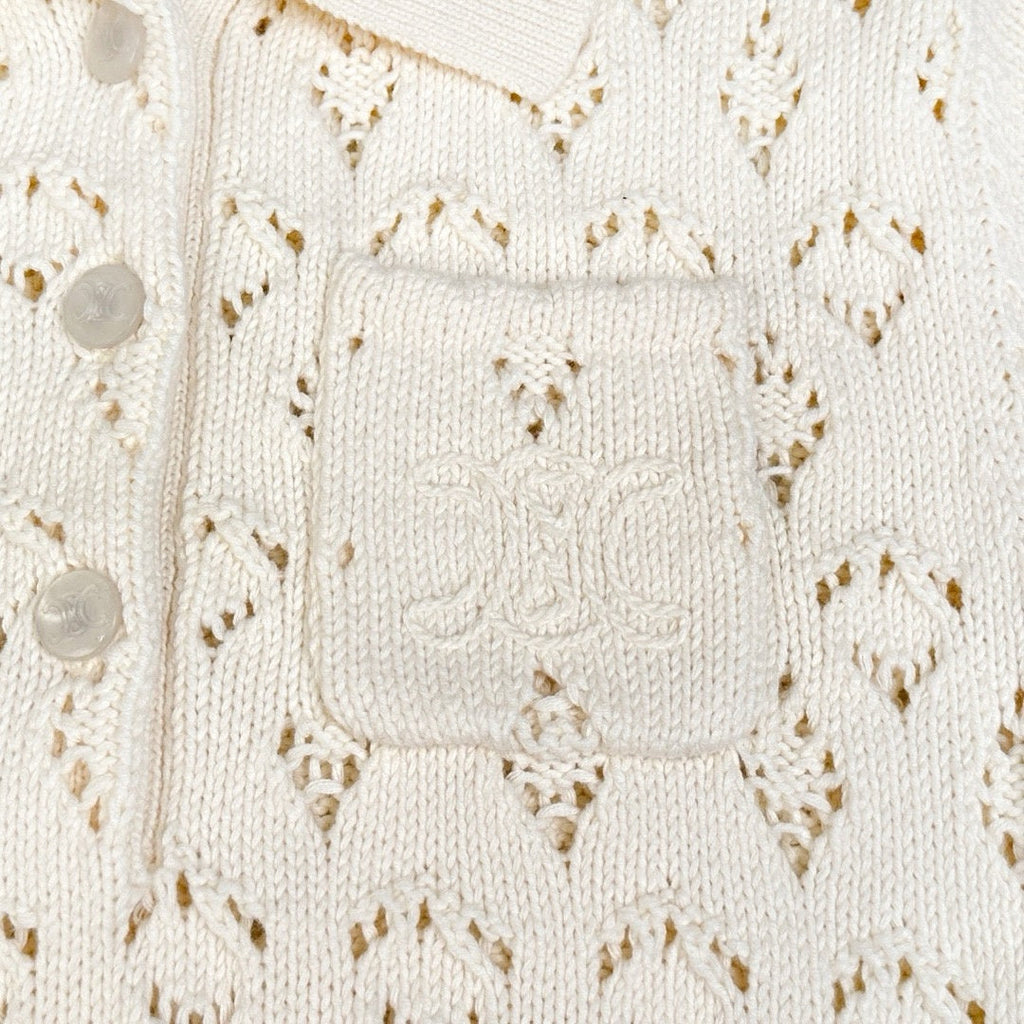 CELINE 26S LACE KNIT DRESS 446