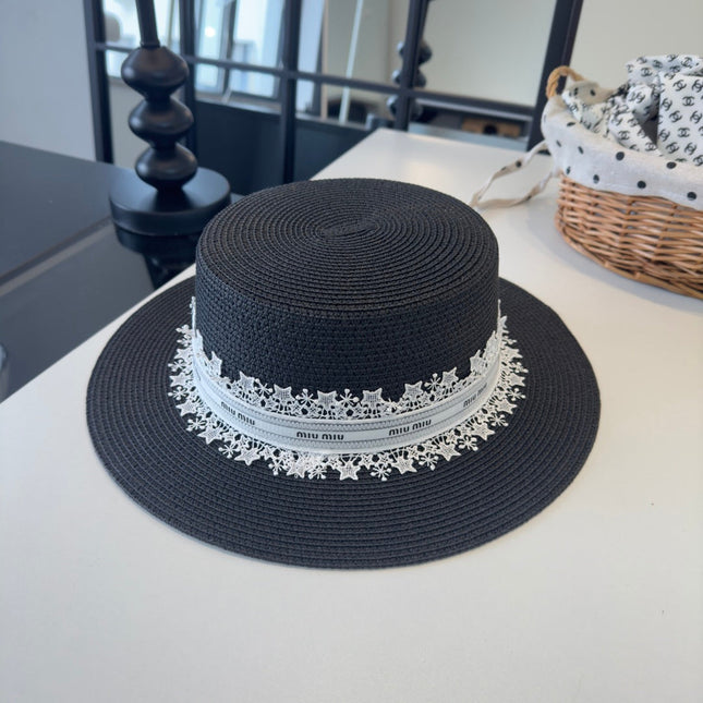 MIUMIU VINTAGE STRAW HAT STYLE 48