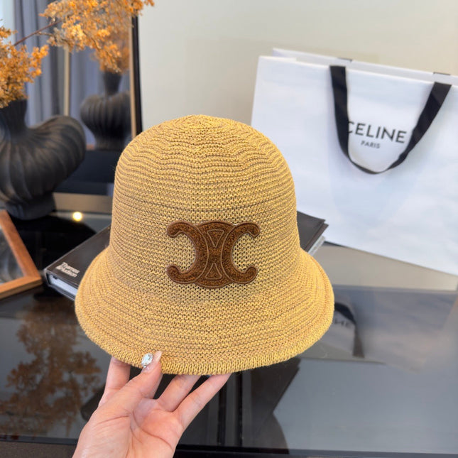 CELINE 26S TRIOMPHE BUCKET HAT STYLE 62