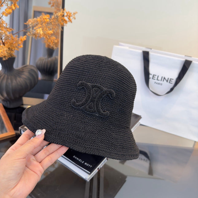 CELINE 26S TRIOMPHE BUCKET HAT STYLE 60