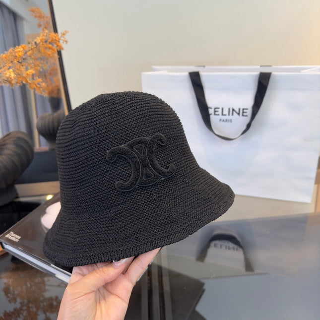 CELINE 26S TRIOMPHE BUCKET HAT STYLE 60
