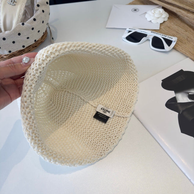CELINE 26S KNIT BUCKET HAT STYLE 58