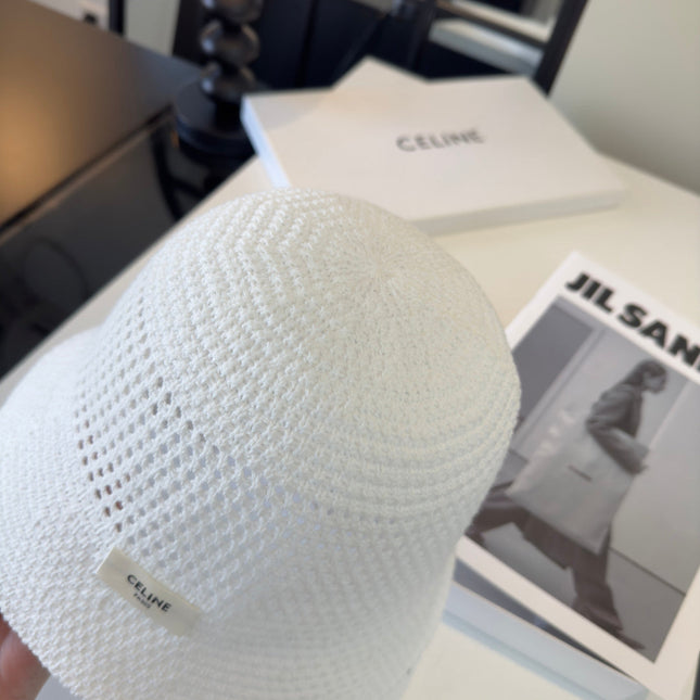 CELINE 26S CROCHET BUCKET HAT STYLE 22
