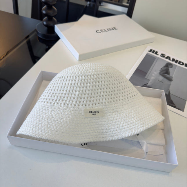CELINE 26S CROCHET BUCKET HAT STYLE 22