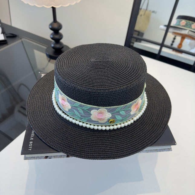 GUCCI 26S WIDE-BRIMMED STRAW HAT 249