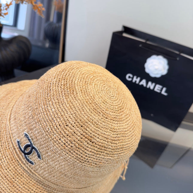 CHANEL 26S RAFFIA BUCKET HAT 335861