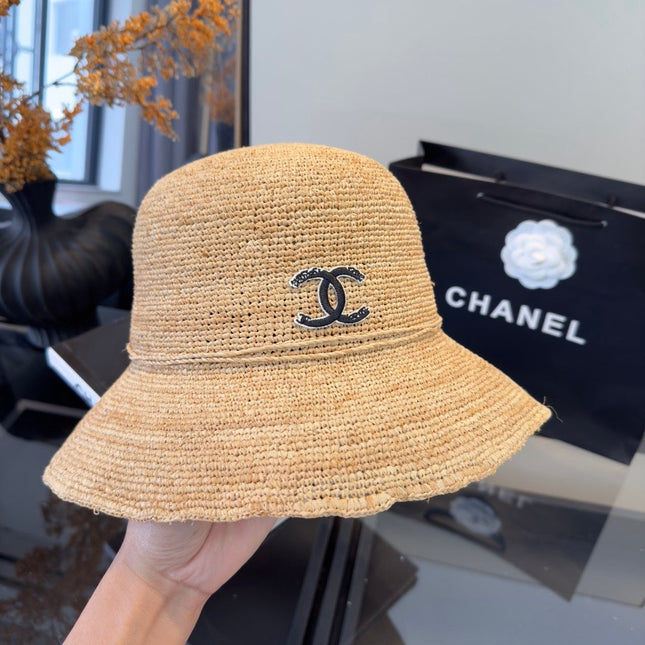 CHANEL 26S RAFFIA BUCKET HAT 335861