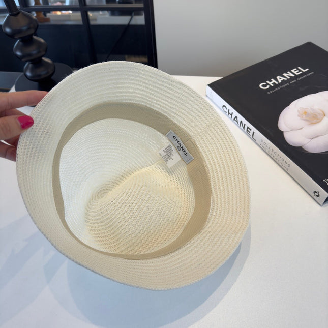 CHANEL 26S STRAW CLOCHE HAT 335917