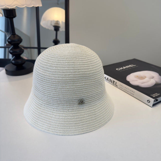 CHANEL 26S STRAW CLOCHE HAT 335917