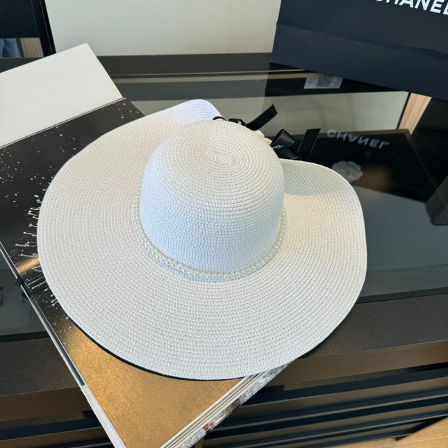 GUCCI 26S FLORAL WIDE-BRIM STRAW HAT 220
