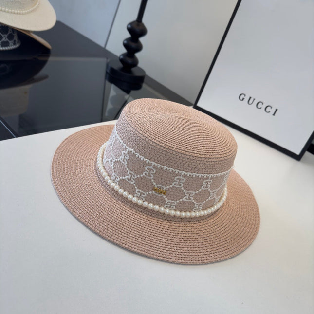 GUCCI 26S WIDE-BRIMMED STRAW HAT 260