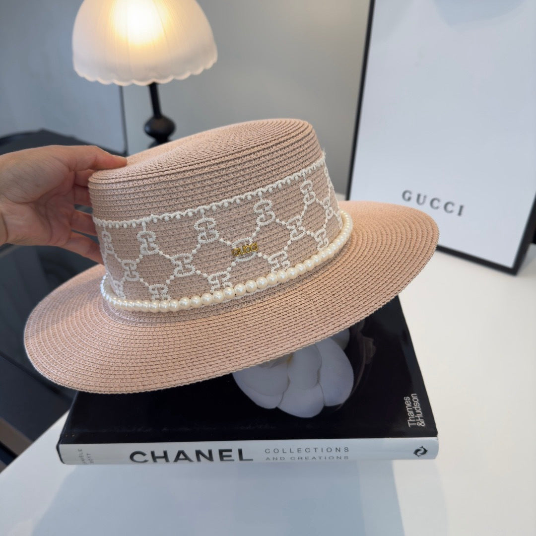 GUCCI 26S WIDE-BRIMMED STRAW HAT 260