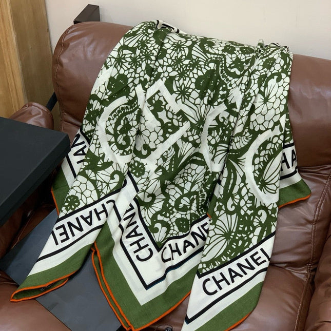 CHANEL 25S SCARF 135 CM IN CASHMERE AND SILK 943314