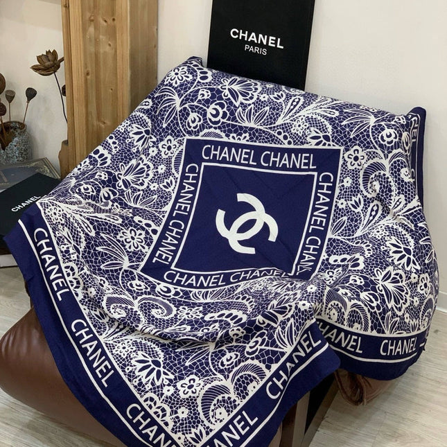 CHANEL 25S SCARF 135 CM IN CASHMERE AND SILK 943315