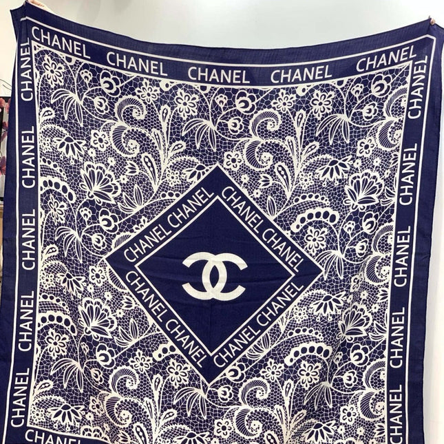 CHANEL 25S SCARF 135 CM IN CASHMERE AND SILK 943315